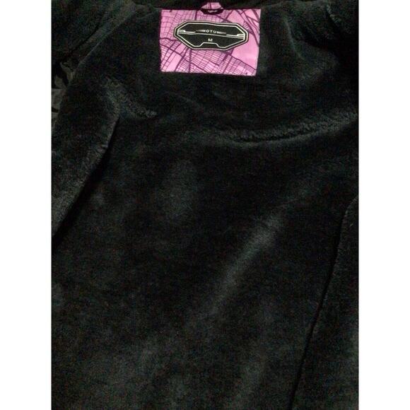 OTU Womens Medium Waterproof Ski Snowboarding Jacket Fleece Hooded Purple - Picture 3 of 9